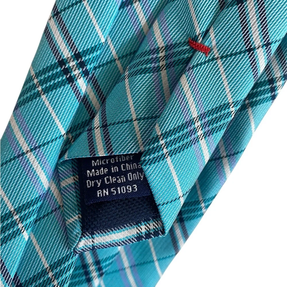 Izod Blue Plaid Men's Tie